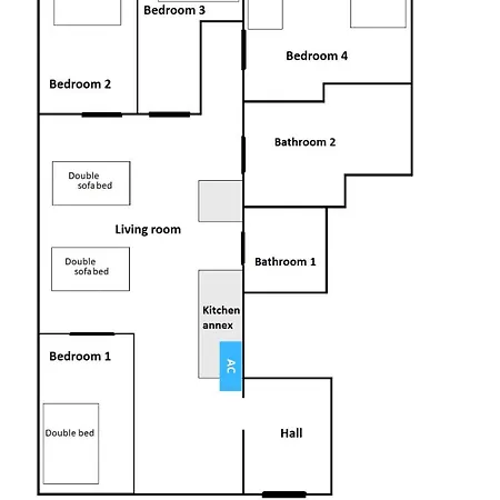 公寓 Quiet Loft Michalowskiego Street 克拉科夫